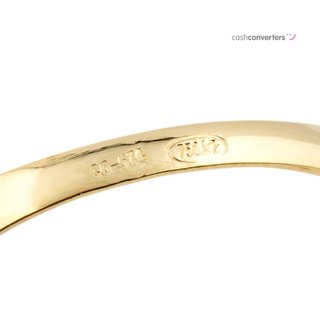 anillo oro 18k con piedra con circonita