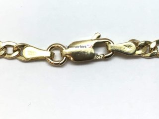 cadena oro 18k 30cm
