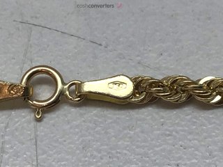 cadena oro 18k 26cm