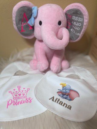 Elefante peluche bebé