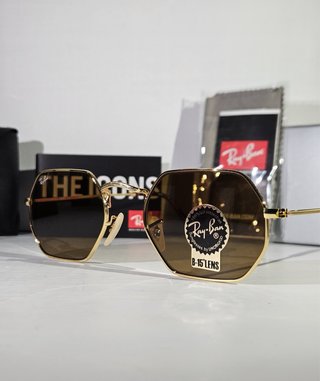 Occhiali Ray Ban Octagonal Brown/Gold