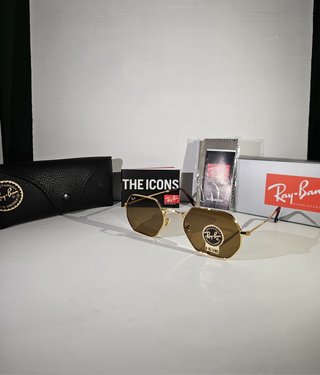 Occhiali Ray Ban Octagonal Brown/Gold