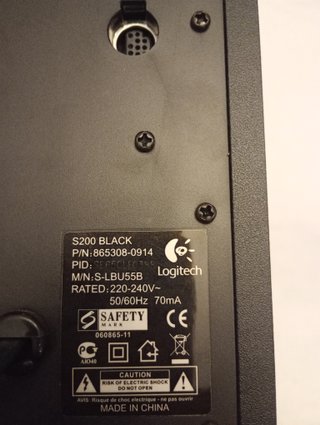 Logitech S200 Altavoces Subwoofer + Satélites
