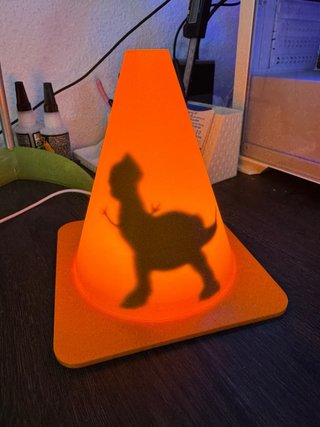 Lámpara Toy Story Rex Naranja