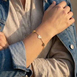pulsera oro 18k con piedra con circonita