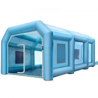 Tienda de Pintura Inflable para Automóviles 9 x 6 x 4 m con Filtro y 2 Ventiladores