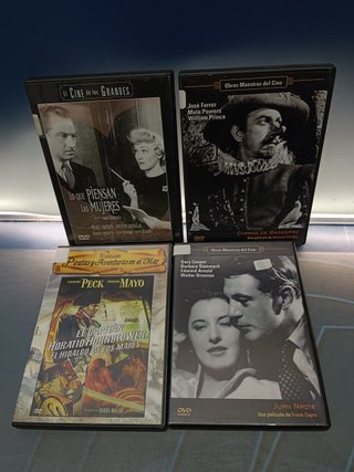 14 dvds , clásicos, Luna nueva, La fuerza del destino, Juan Nadie, La mujer bandido y mas