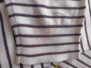 Conjunto Burberry Camiseta y Top Rayas