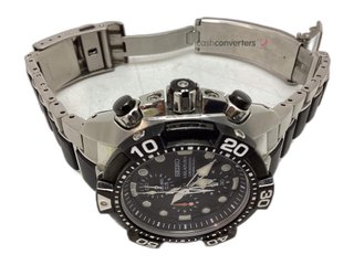 reloj pulsera caballero seiko velatura chronograph diver 200m