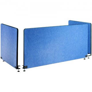 Pannello Divisore da Scrivania 60'', Pannello Privacy Acustico a 3 Pannelli, Pannello Privacy Acustico che Assorbe Suoni, Riduce Rumore e Distrazioni Visive, Divisore Leggero da Fissaggio...