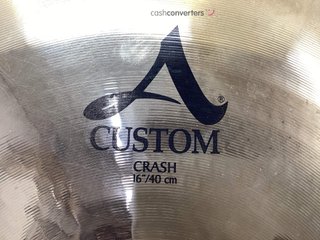 plato crash zildjian crash 16/40cm  a custom