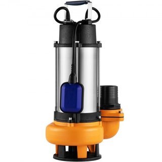 Bomba de Agua Sumergible, 2200W 60000L/H, con Cable de 8 m y Interruptor de Flotador Automático, Acero Inoxidable Portátil para Agua Sucia o Limpia, Drenar Inundaciones, Vaciar Estanques de Jardín...