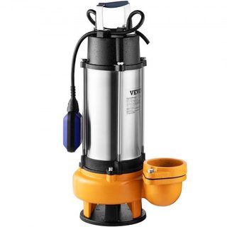 Bomba de Agua Sumergible, 2200W 60000L/H, con Cable de 8 m y Interruptor de Flotador Automático, Acero Inoxidable Portátil para Agua Sucia o Limpia, Drenar Inundaciones, Vaciar Estanques de Jardín...