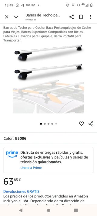 Barras de Techo para Coche