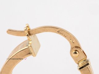 argollas oro 18k