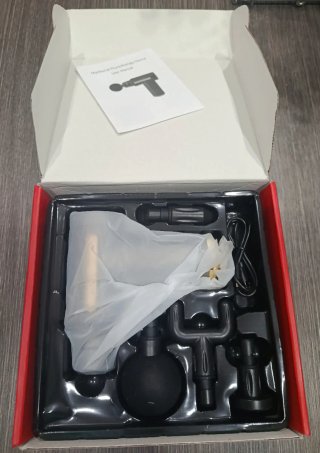 Pistola de masaje