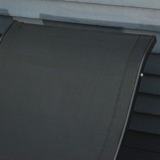 Set de 2 Tumbonas de Jardín Plegables, Tumbona en Aluminio y Textilene, Negro, 61X165X63Cm