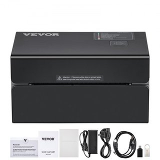 Impresora de Etiquetas Térmicas, 300DPI para Paquetes de Envío de 4x6, Bluetooth y Reconocimiento Automático de Etiquetas, Compatible con Windows/MacOS/Linux/Chromebook/Android/IOS, Compatible con...