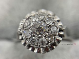 anillo oro 18k con piedra con diamante