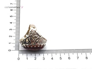 anillo plata 925mm con piedra con nacar