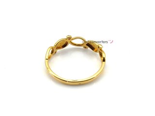 anillo oro 18k con circonita