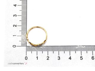 anillo oro 18k con circonita