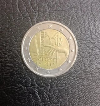 Moneda 2 Euros Idalia 2009 Louis Braille.