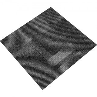 Losas de Alfombra Reutilizables, Losas de Alfombra de 24" x 24" con Acolchado Adjunto, Losas de Alfombra Suaves y Acolchadas, Instalación Fácil DIY para Dormitorio y Sala de Estar (24 Losas, Gris ...