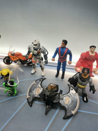 Lote de 15 figuras PVC, moto space quest y mas