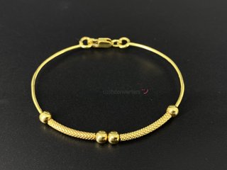 brazalete oro 18k