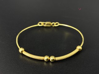 brazalete oro 18k