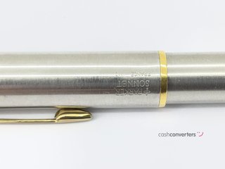 boligrafo alta gama parker plateado