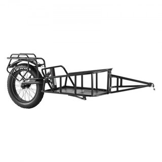 Remolque de Carga para Bicicleta, Capacidad de Carga de 70 lbs, Carro de Bicicleta de Alta Resistencia, Almacenamiento Compacto y Estructura de Liberación Rápida con Enganche Universal, Ruedas de ...