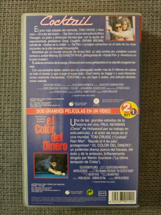 Doble VHS Cocktail y El Color del Dinero