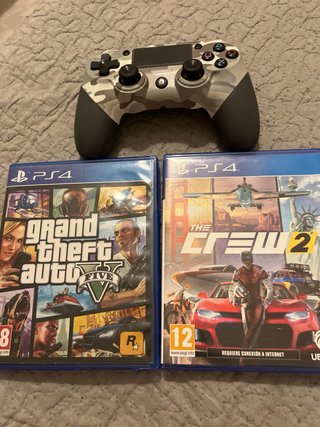 Mando PS4 Camuflaje + 2 Juegos