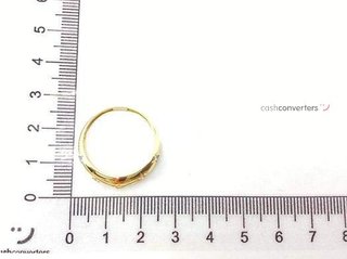 anillo oro 18k con piedra con circonita t. 17 (18,16 mm)