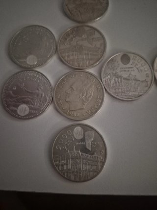 14 Monedas Plata