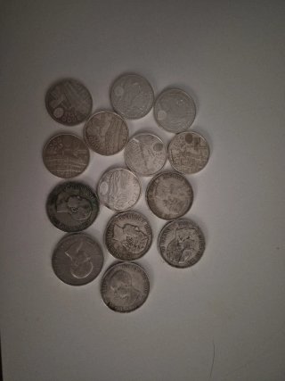 14 Monedas Plata