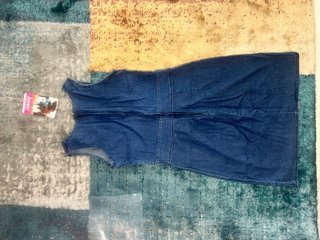 Vestido Jean Niña Corazón Bordado