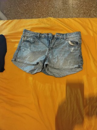 Pantalón corto vaquero mujer