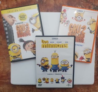3 Películas DVD Minions (Español)