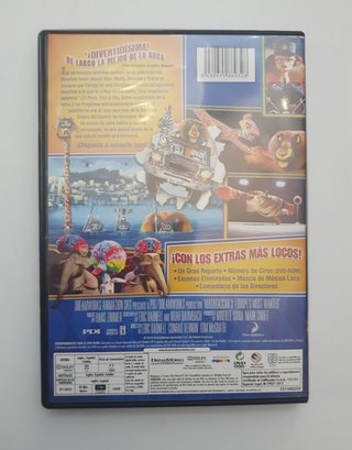 Lote 2 Películas DVD Madagascar Español