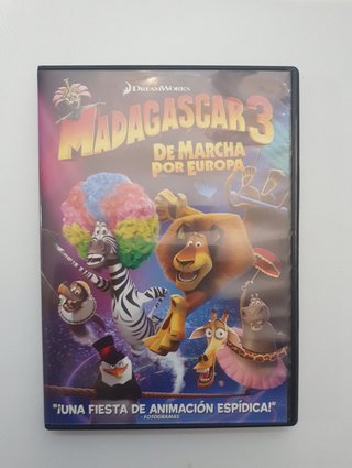 Lote 2 Películas DVD Madagascar Español