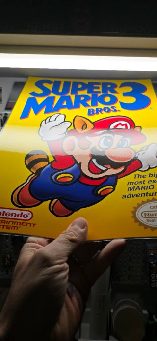 Super Mario Bros 3 Poster A3 Laminato