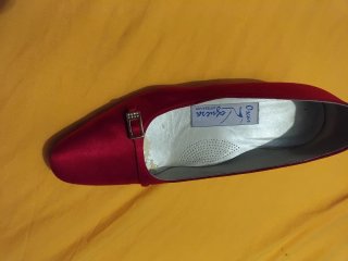 Zapato de señora Oscar rojo