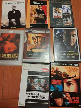 12 películas en DVD