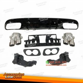 Difusor Trasero Mercedes W205 2019+ 4P / SW Look