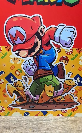 Super Mario Tartaruga Poster A3