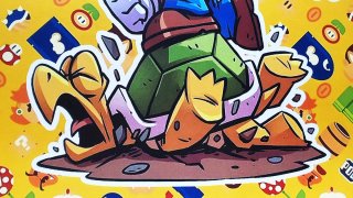 Super Mario Tartaruga Poster A3