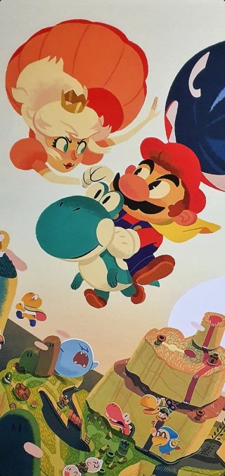 Super Mario Kingdom Poster A3